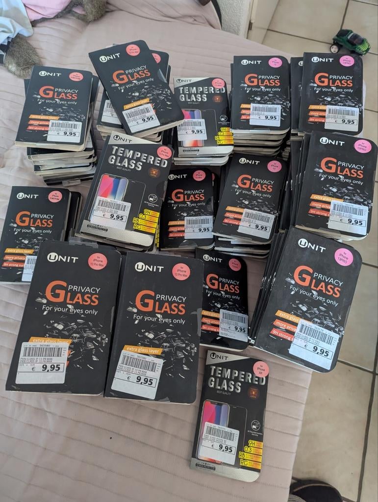 Privacy Glass Screenprotectors, IPhone 12 Mini, Krasbestendig, Overige merken, Nieuw