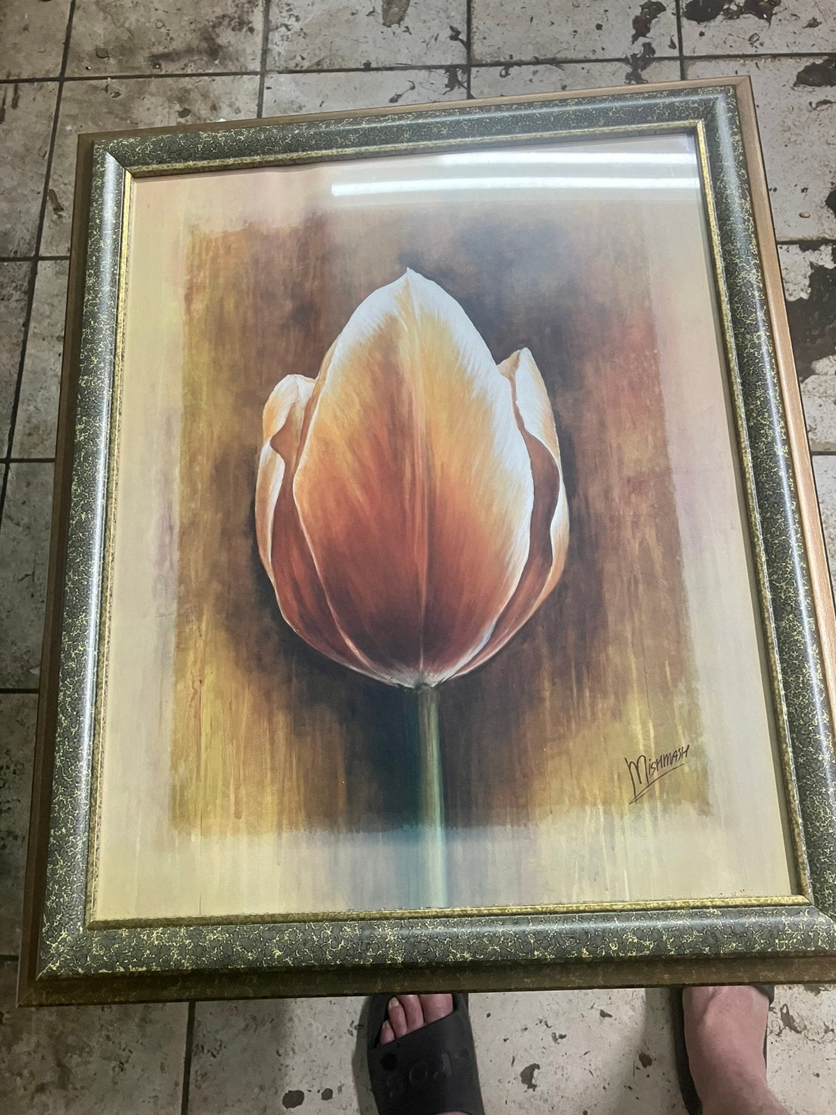 Mooi schilderij van Mishmash twee stuks ., Antiek en Kunst, Kunst | Schilderijen | Klassiek, Ophalen