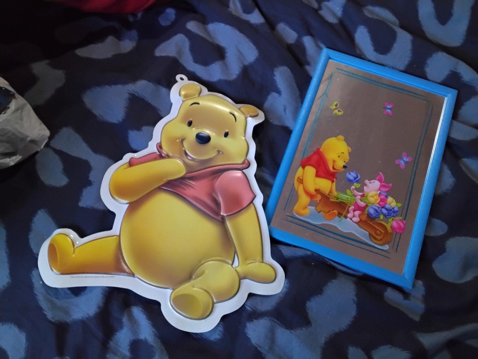 winnie de pooh spiegel en hanger bijna gratis, Ophalen, Zo goed als nieuw, Spiegel