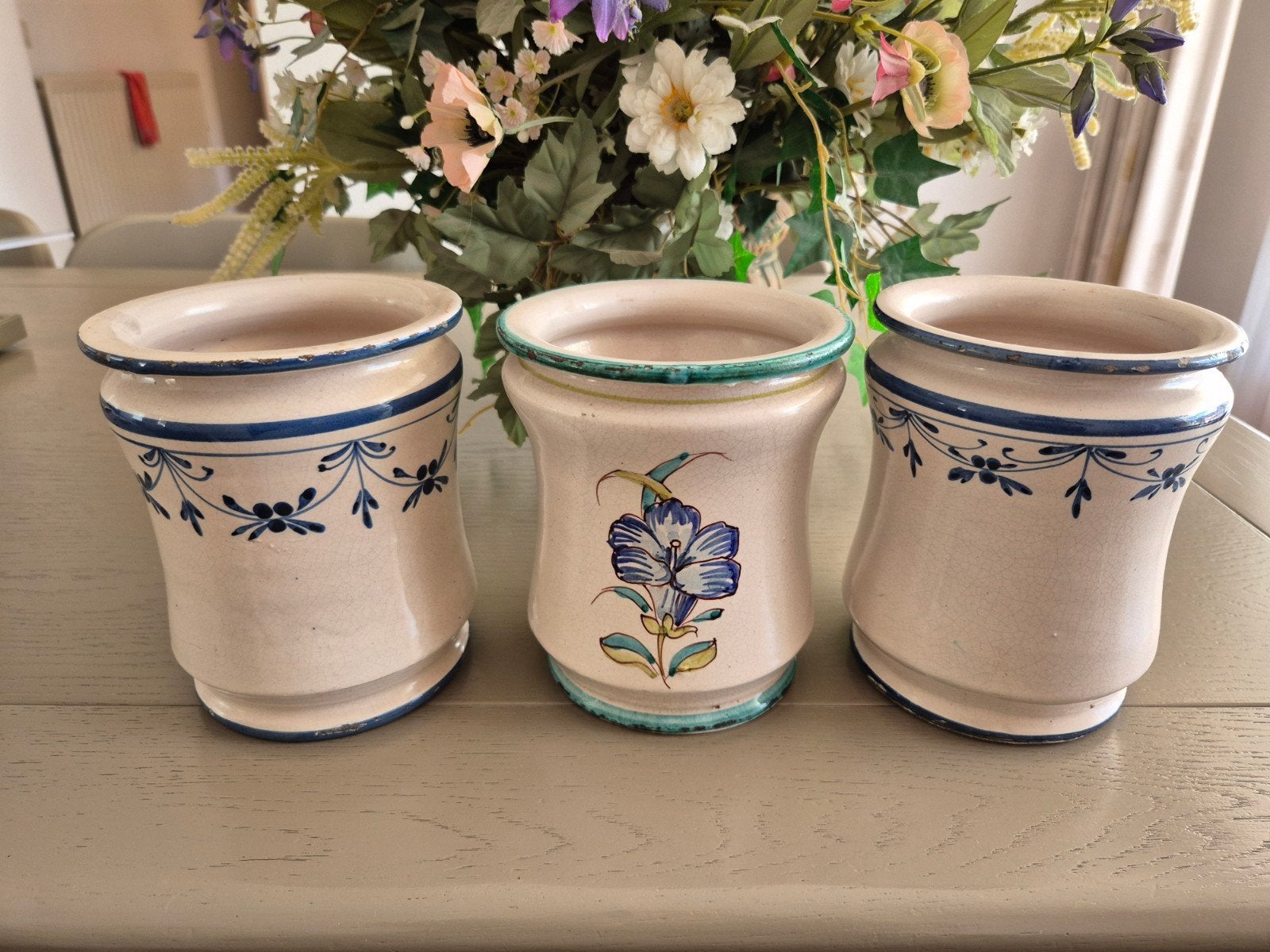 Set oude apothekerspotten, Antiek en Kunst, Ophalen of Verzenden