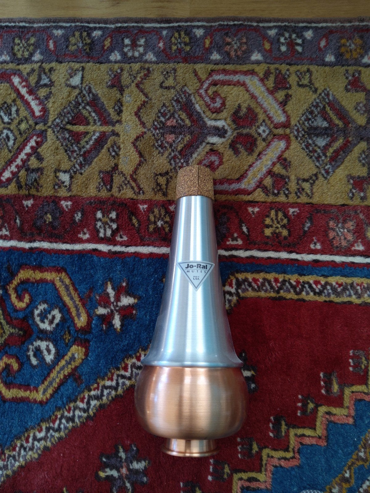 Jo-Ral Flugelhorn/Bugel Demper Bubble Mute Koperen Bodem, Muziek en Instrumenten, Blaasinstrumenten | Trompetten, Ophalen, Zo goed als nieuw