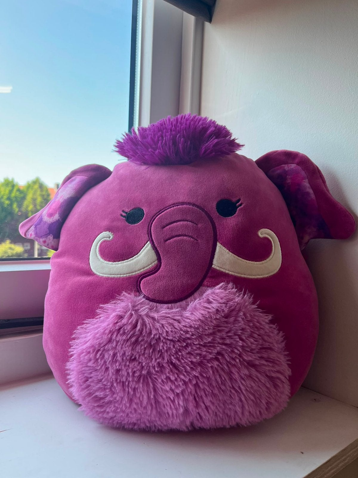 Knuffel squishmallow groot mammoet, Ophalen of Verzenden, Zo goed als nieuw