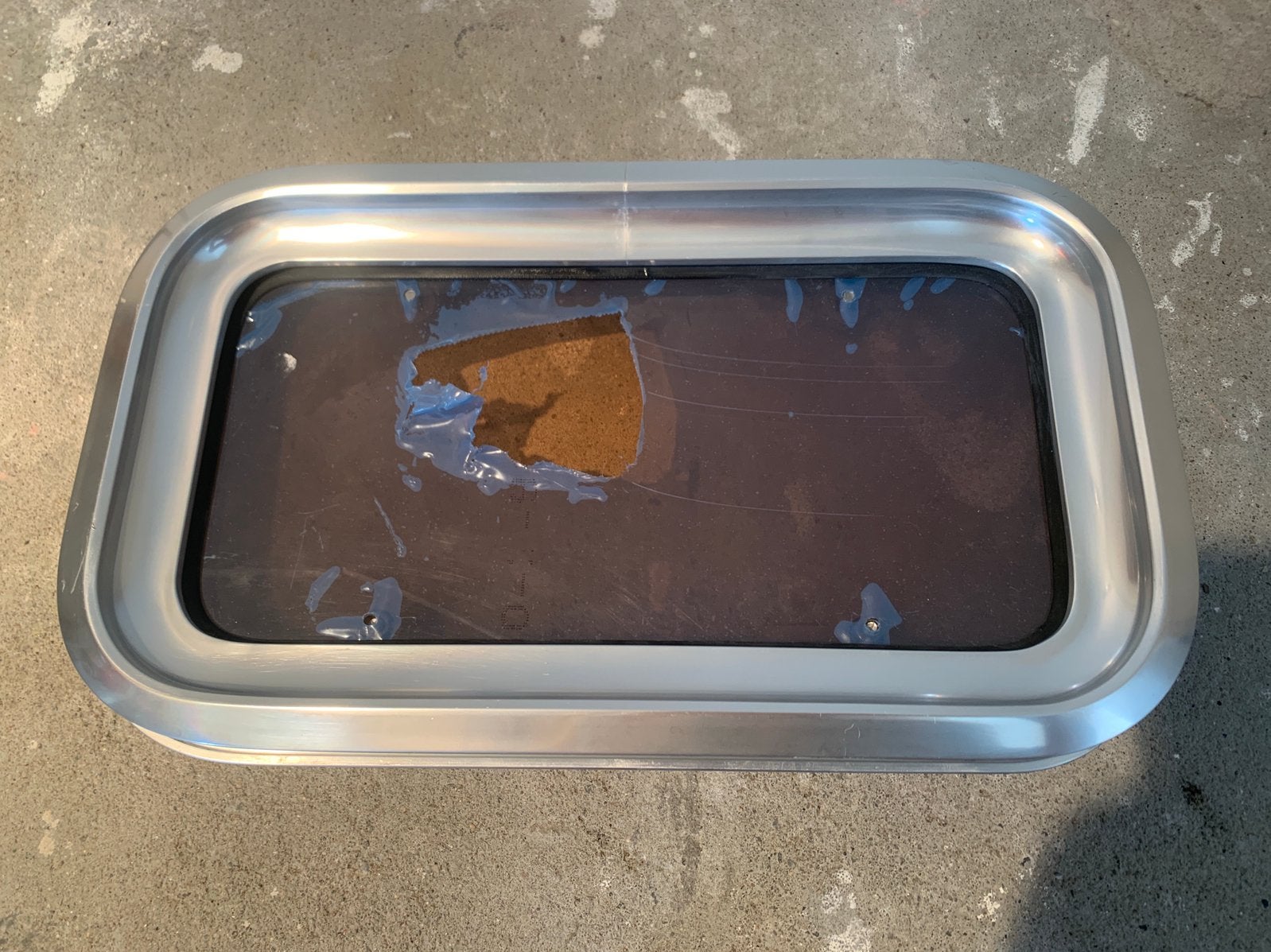 Vetus aluminium patrijspoort, klapbaar, Ophalen of Verzenden, Zo goed als nieuw