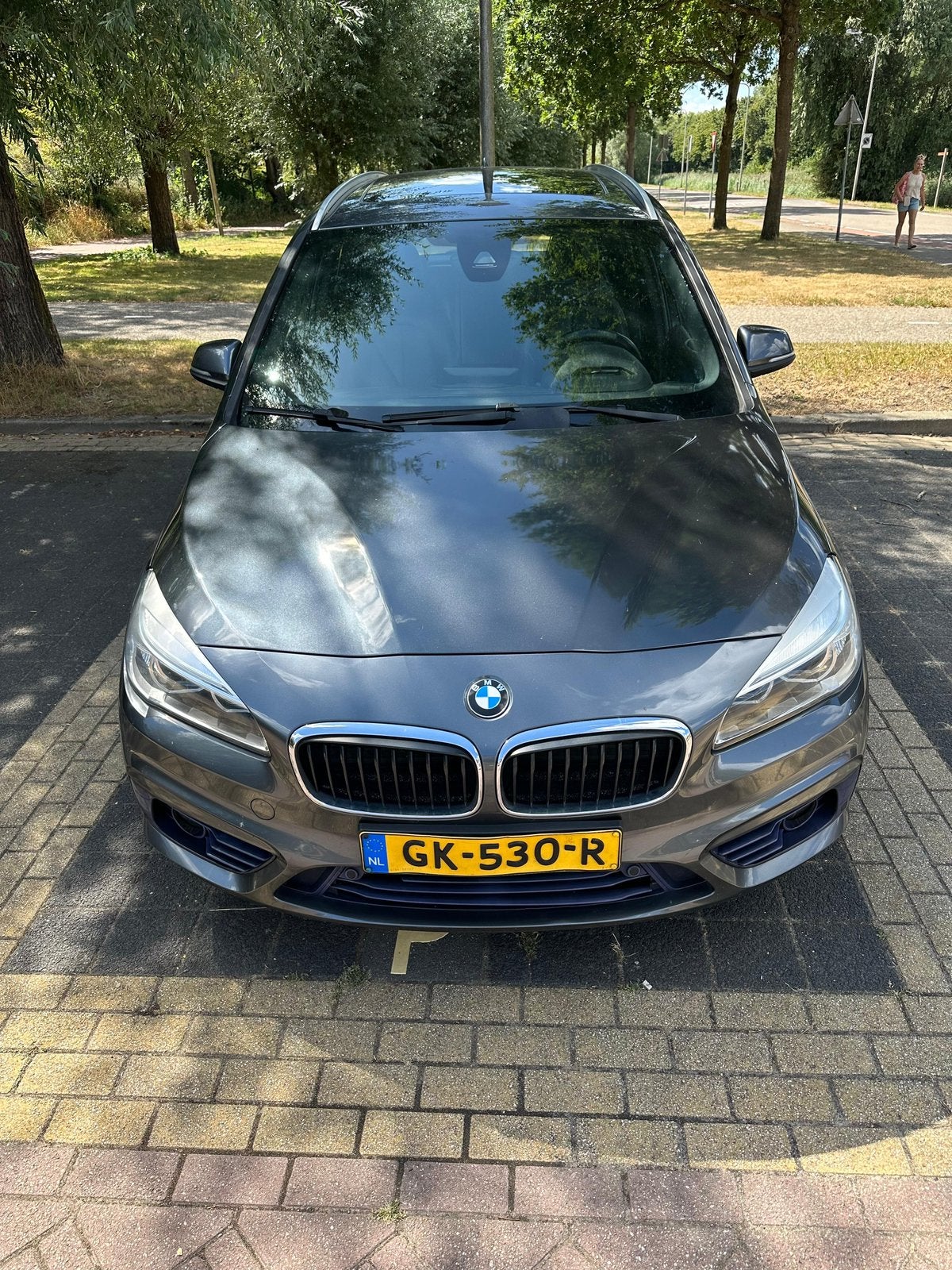 BMW 2-Serie Gran Tourer 1.5 218I 2015 Grijs, Auto's, BMW, Voorwielaandrijving, 136 pk, 2-Serie Gran Tourer, 7 stoelen