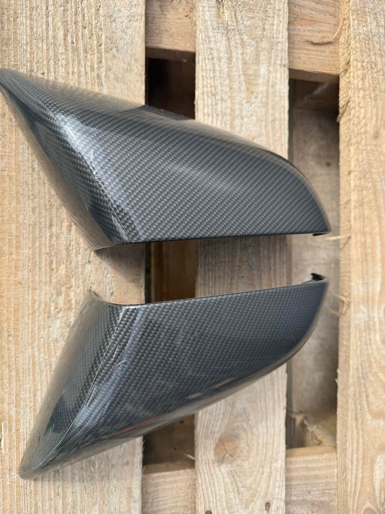 Tesla Model S (2016-2019) Spiegelkappen Carbon Look, Ophalen of Verzenden, Gebruikt, Overige automerken