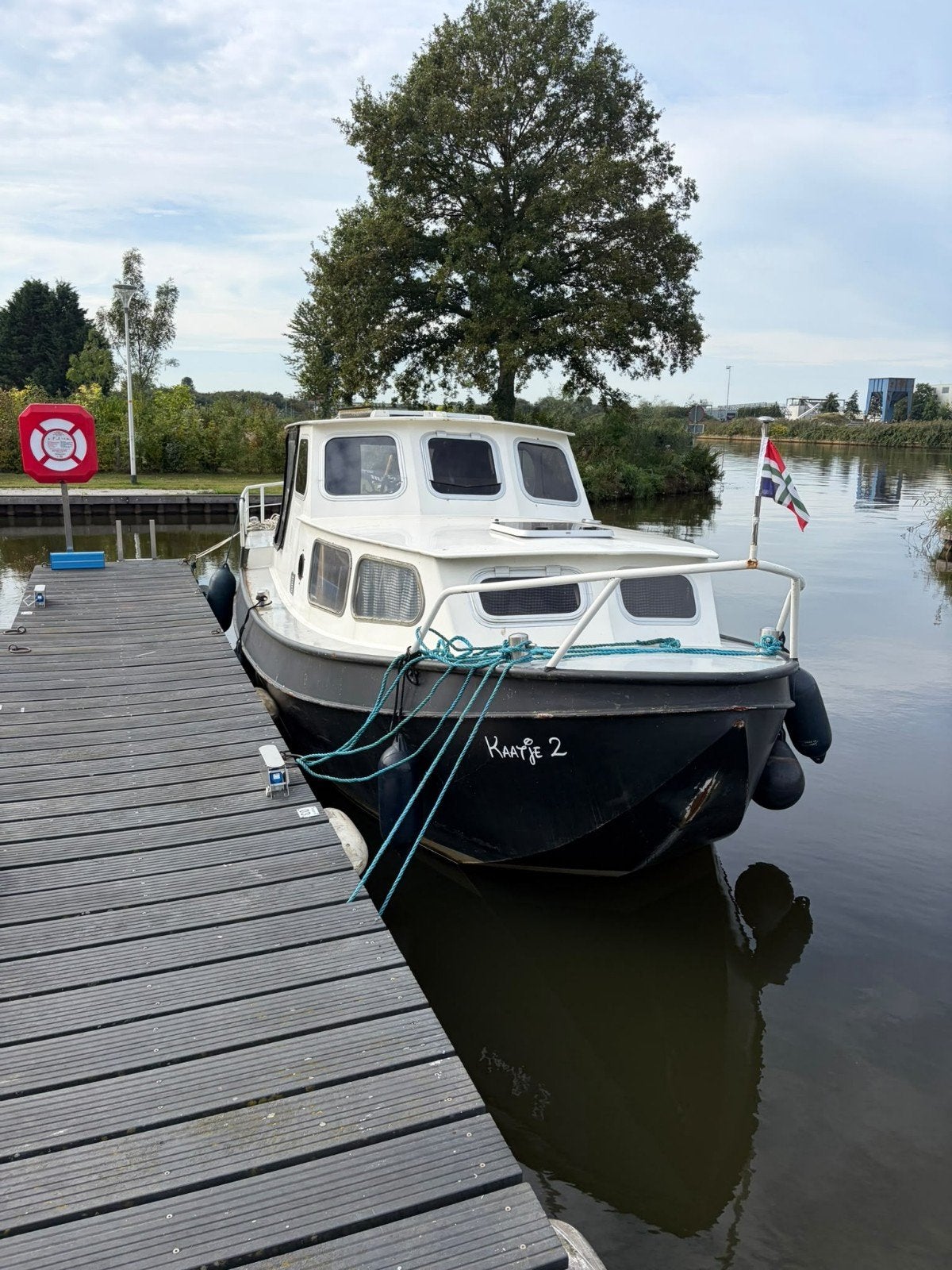 Mooie Vlet 9m met Ferrymann motor, 9 m, Gebruikt, Binnenboordmotor, Diesel