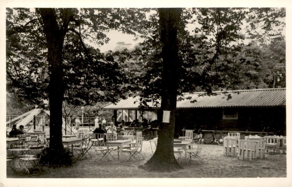 Austerlitz Theetuin De Pyramide # 411, Verzenden, 1940 tot 1960, Gelopen, Utrecht
