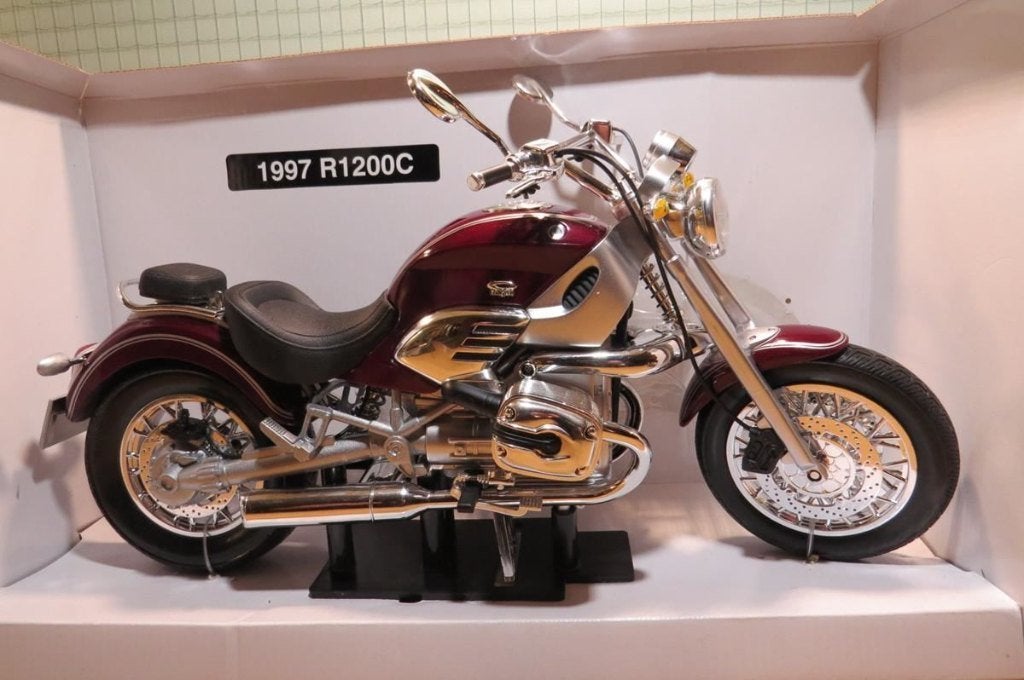 BMW R1200C Cruiser 1:6 bord. New Ray, Hobby en Vrije tijd, Modelauto's | 1:5 tot 1:12, Pirmasens, Nieuw, Motor, New-Ray gmbh