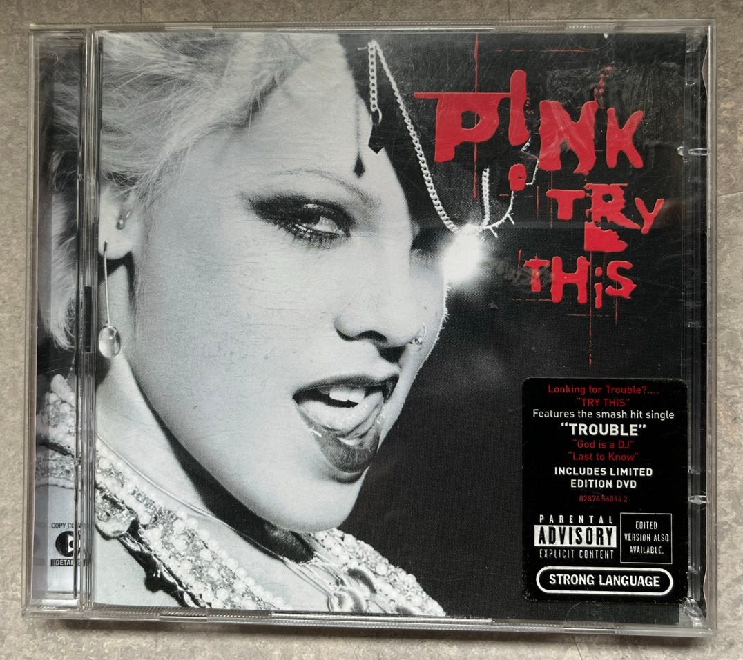 P!nk - Try This (CD pop  + Limited Ed. Bonus DVD), Inclusief DVD, Pop, Ophalen of Verzenden, Zo goed als nieuw