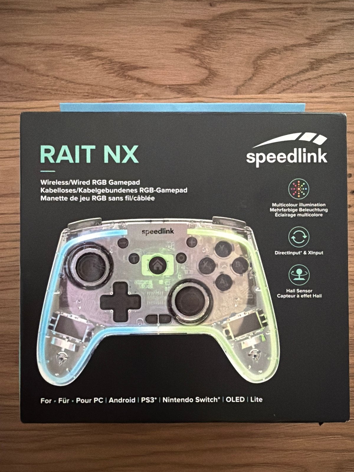 Speedlink RAIT NX RGB Gamepad, Speedlink, Nieuw, Ophalen of Verzenden, PC