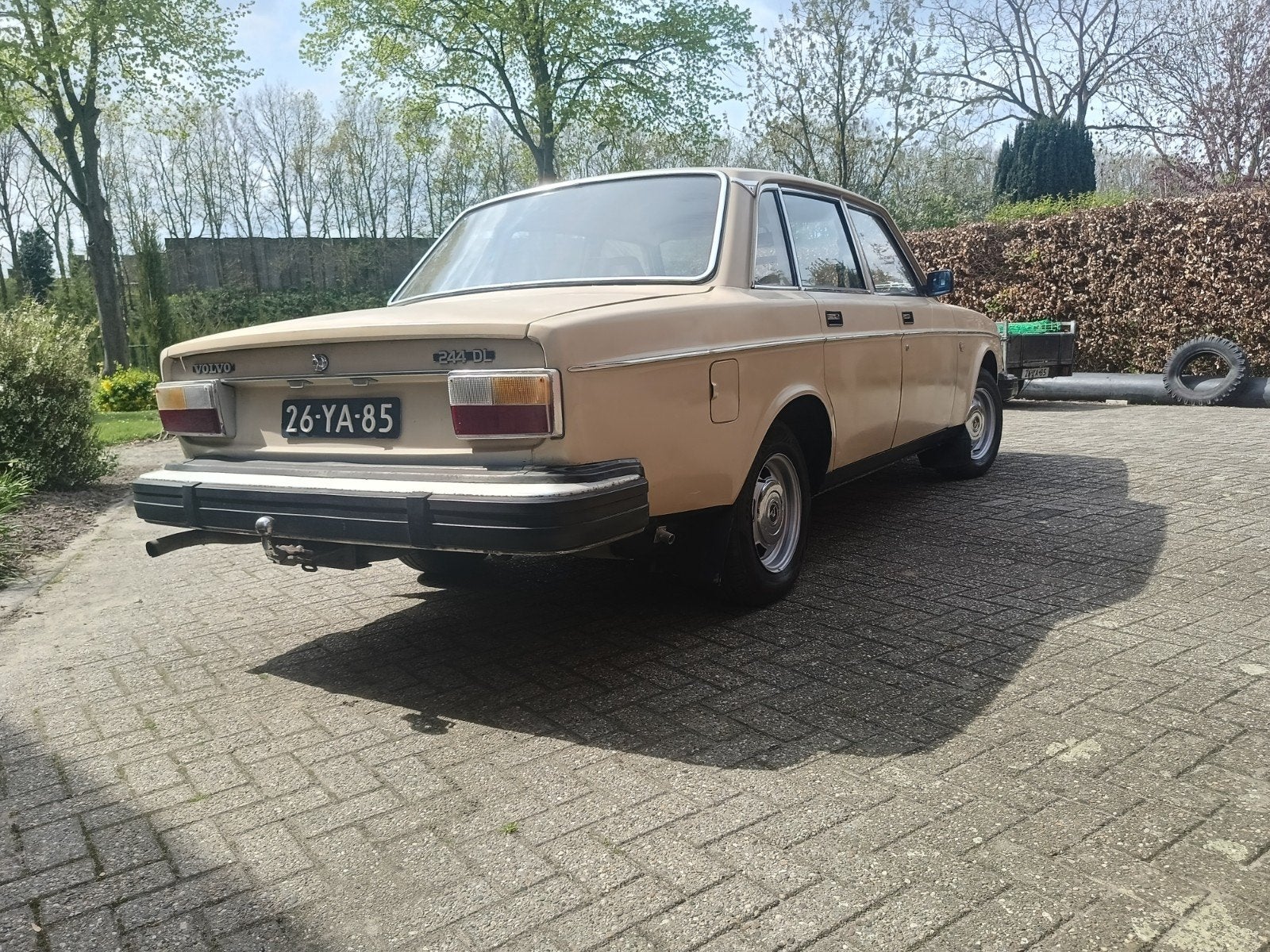 Volvo 1976 Beige, Auto's, Oldtimers, Beige, Handgeschakeld, Particulier, Sedan