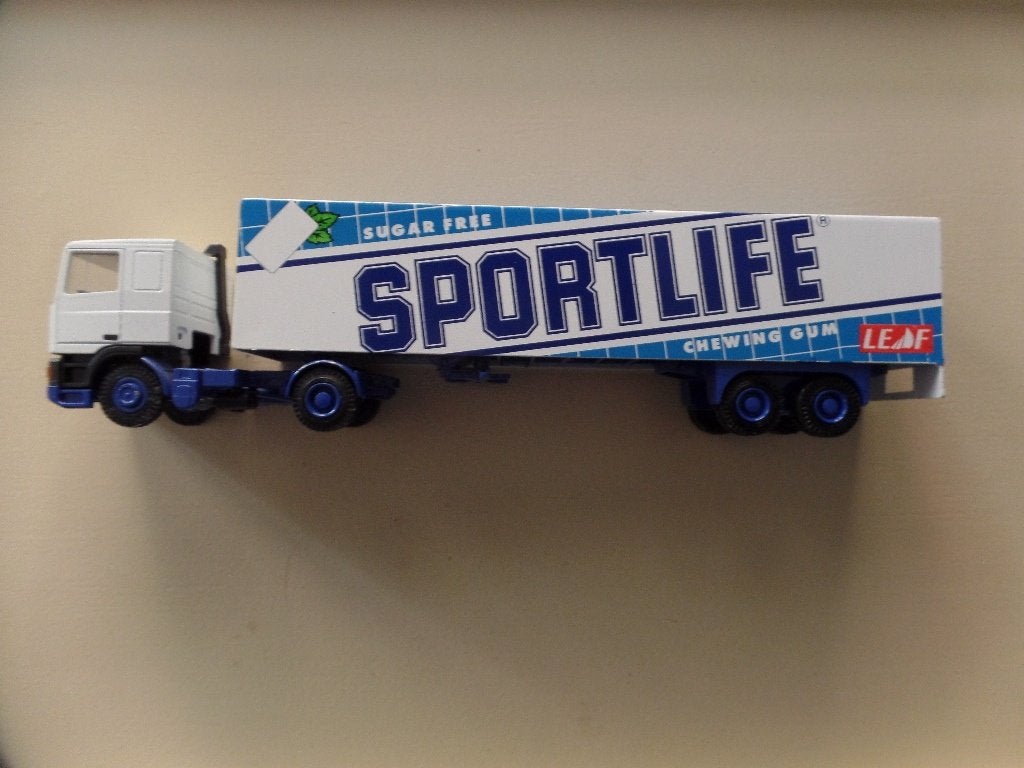 DAF trekker/oplegger Lion Toys Sportlife, Hobby en Vrije tijd, Verzenden, Gebruikt, Bus of Vrachtwagen, Lion Toys