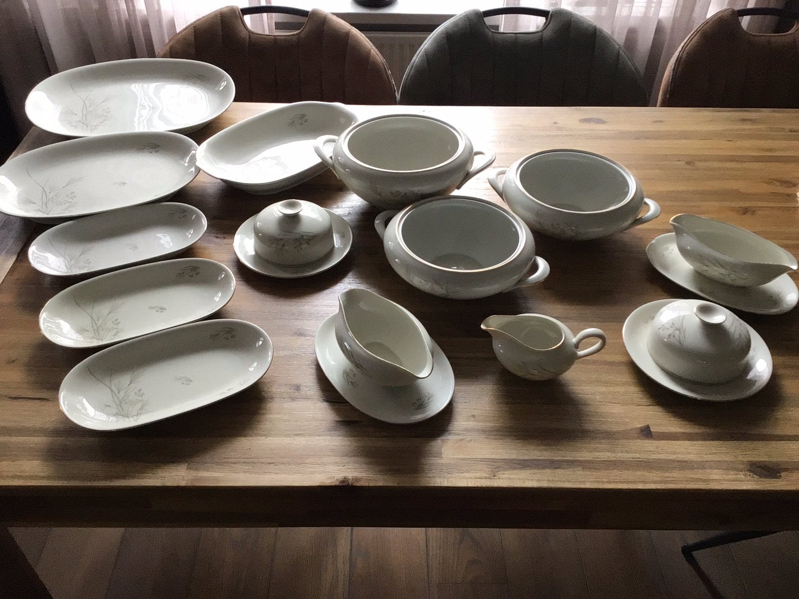 Schalen set, Ophalen