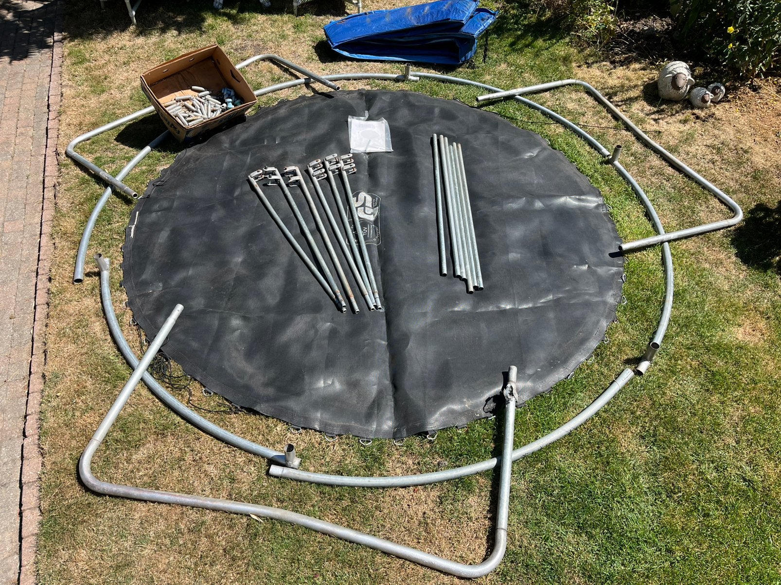 Trampoline 3 meter, Kinderen en Baby's, Speelgoed | Buiten | Trampolines, Ophalen, Gebruikt