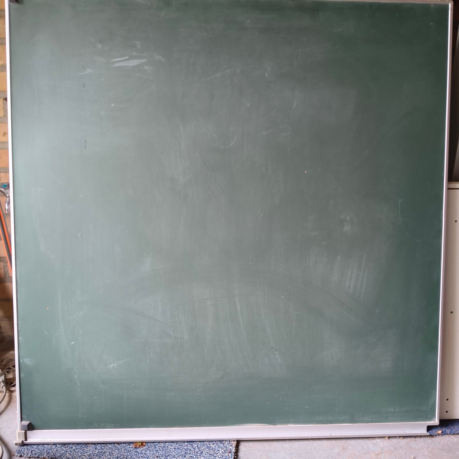 Krijtbord groen, 2 zijdig, schoolbord, vintage 101*101 cm, Huis en Inrichting, Woonaccessoires | Memoborden, Ophalen of Verzenden