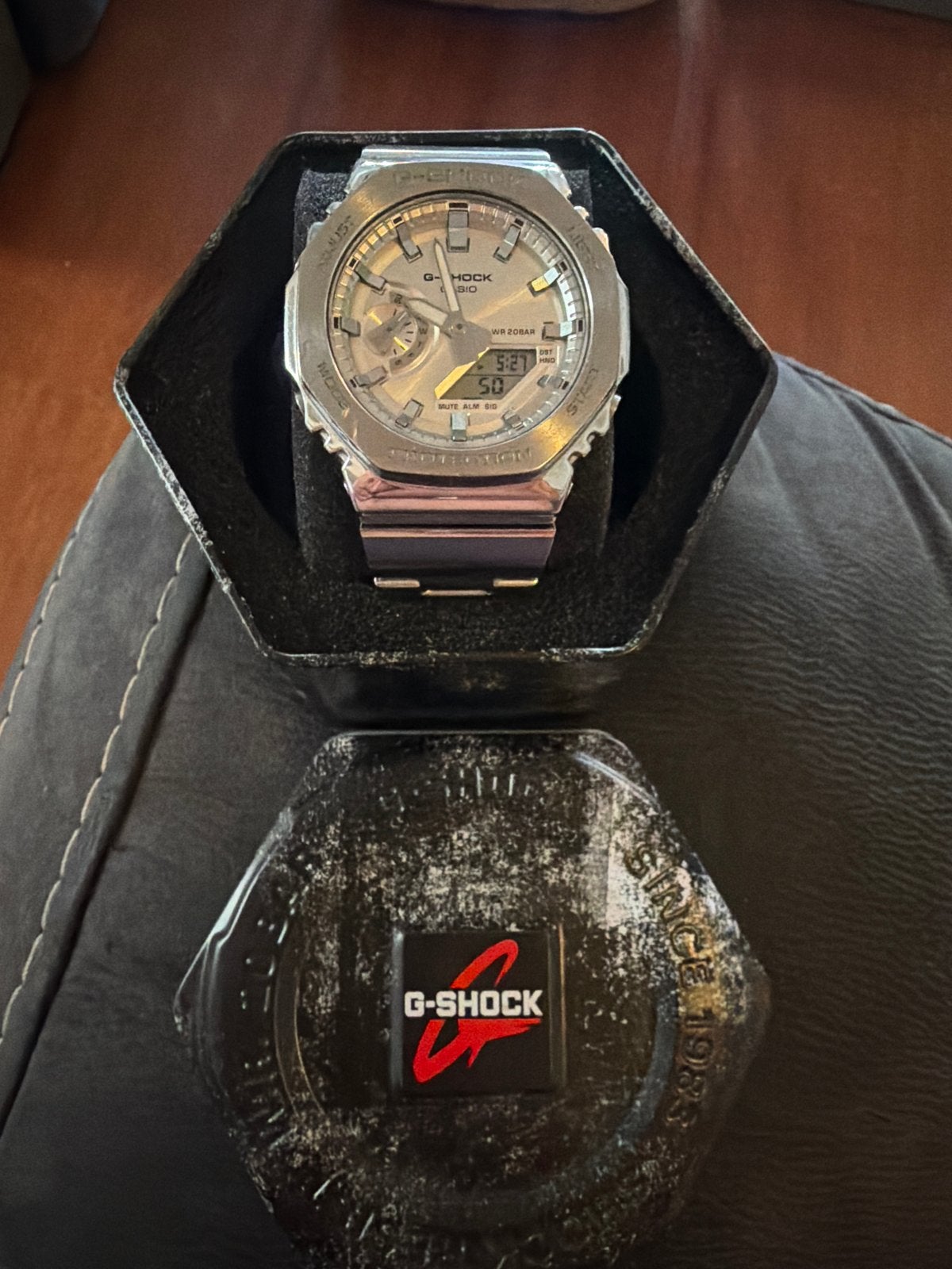 Casio G-Shock GM-2100-1A1ER Polshorloge Zo goed als nieuw, Sieraden, Tassen en Uiterlijk, Casio, Staal, Polshorloge, Ophalen of Verzenden