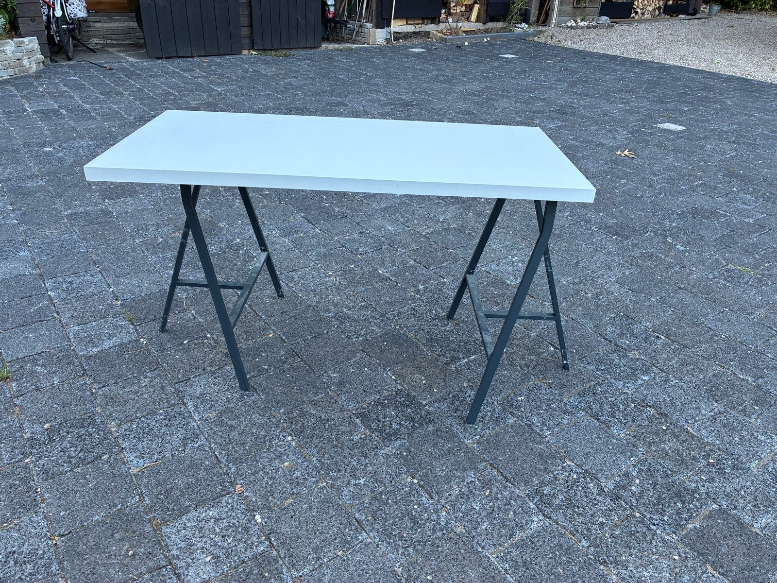 Praktische opklapbare tafel, ideaal voor diverse doeleinden, Huis en Inrichting, Tafels | Eettafels, Ophalen, Gebruikt, 100 tot 150 cm