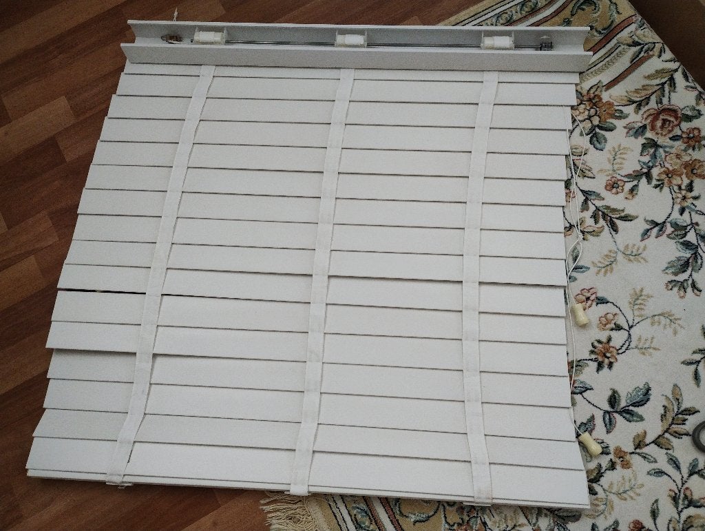 Lamellen wit 80 breed 75 lang (2 stuks), Ophalen, Gebruikt, Wit, Lamellen