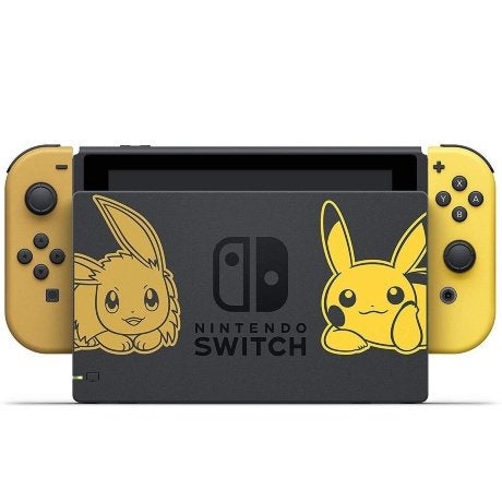 Nintendo Switch Pokémon Edition Pikachu & Eevee €229,99, Ophalen of Verzenden, Zo goed als nieuw, Met 2 controllers, Switch 2019 Upgrade