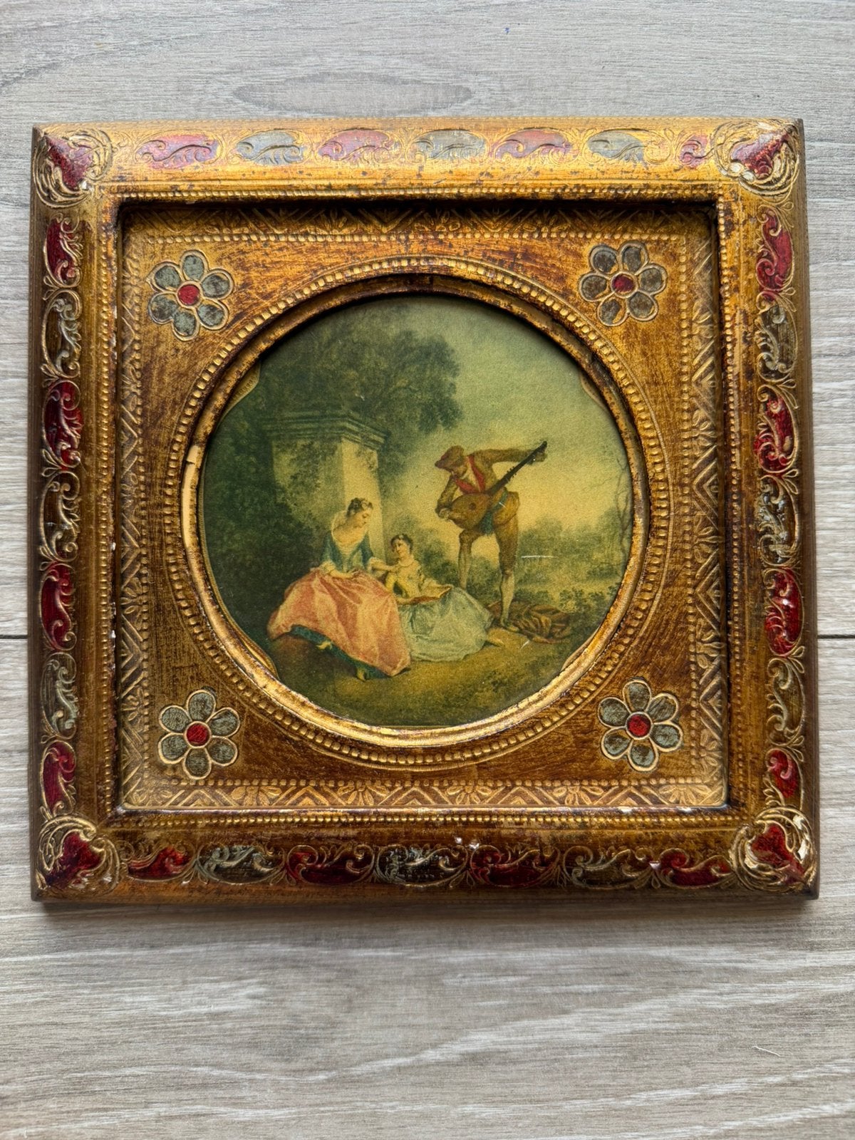 Uniek Antiek Souvenier (2) uit het Louvre Parijs Lancret, Ophalen of Verzenden