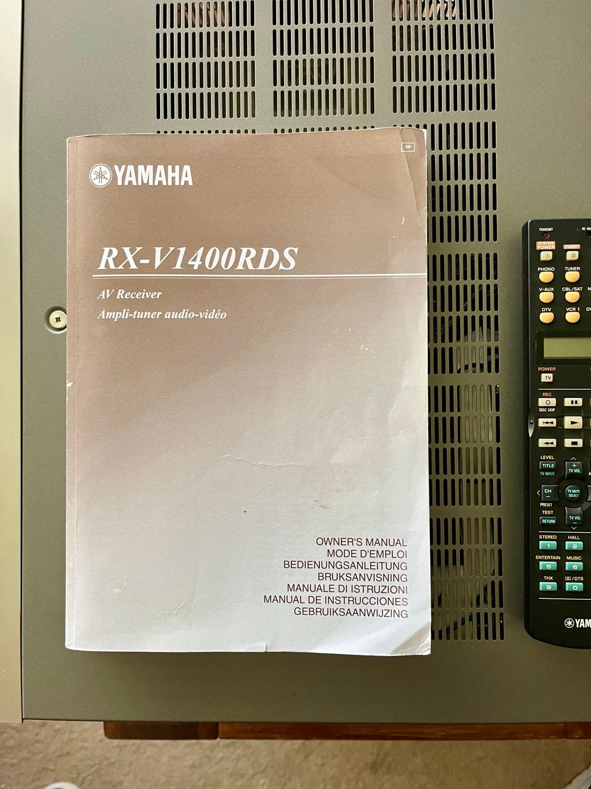 Foto 11 van Yamaha RX-V1400RDS AV Receiver - Topkwaliteit Geluid