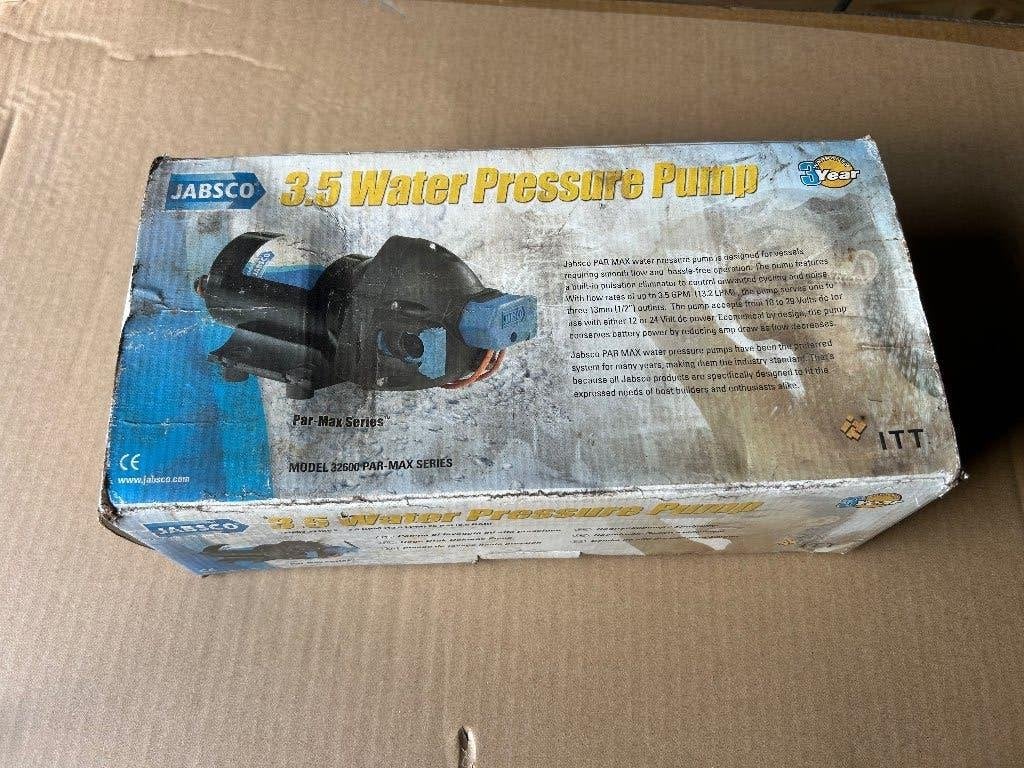 Jabsco PAR-MAX 3.5 24volt waterpomp, Ophalen of Verzenden, Nieuw, Kombuis en Sanitair