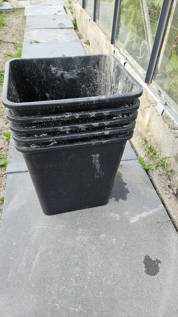 Emmer | bloempot | plantenpot, Ophalen, Kunststof, Gebruikt, Vierkant