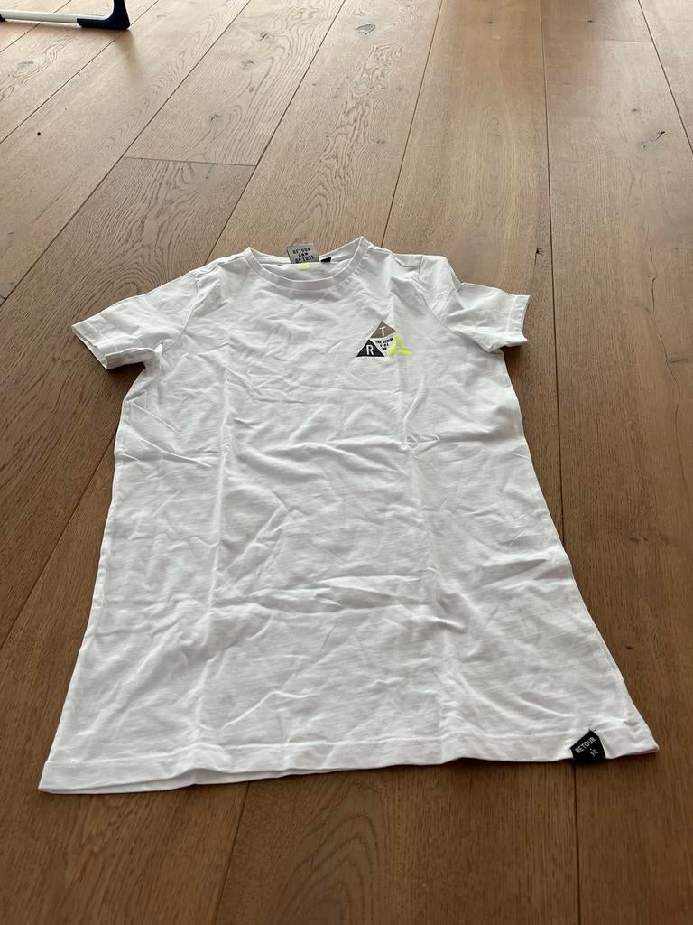 Retour Denim de Luxe T-shirt wit met print mt 158, Ophalen of Verzenden, Zo goed als nieuw, Jongen, Shirt of Longsleeve