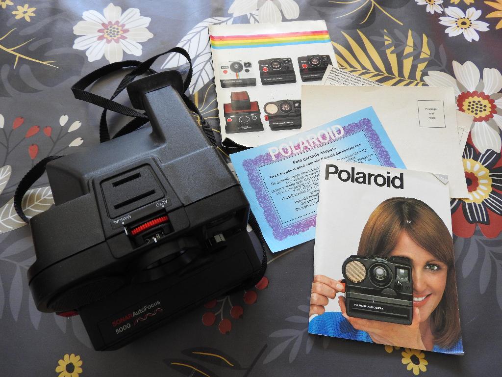 Polaroid Sonar AutoFocus 5000 - Land Camera FOR SX-70, Ophalen of Verzenden, Gebruikt, Spiegelreflex, Canon
