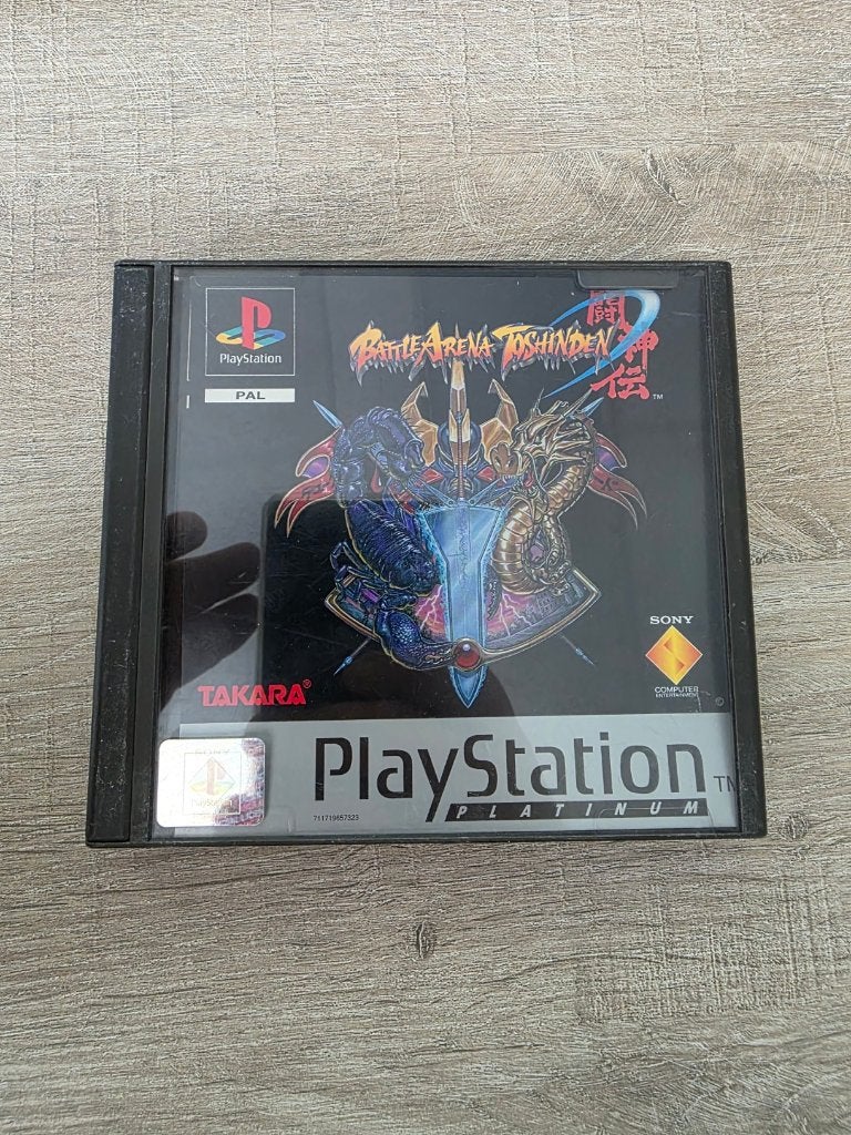 Battle Arena Toshinden (Platinum) PS1 - Zo goed als nieuw, Spelcomputers en Games, Games | Sony PlayStation 1, Vechten, 1 speler