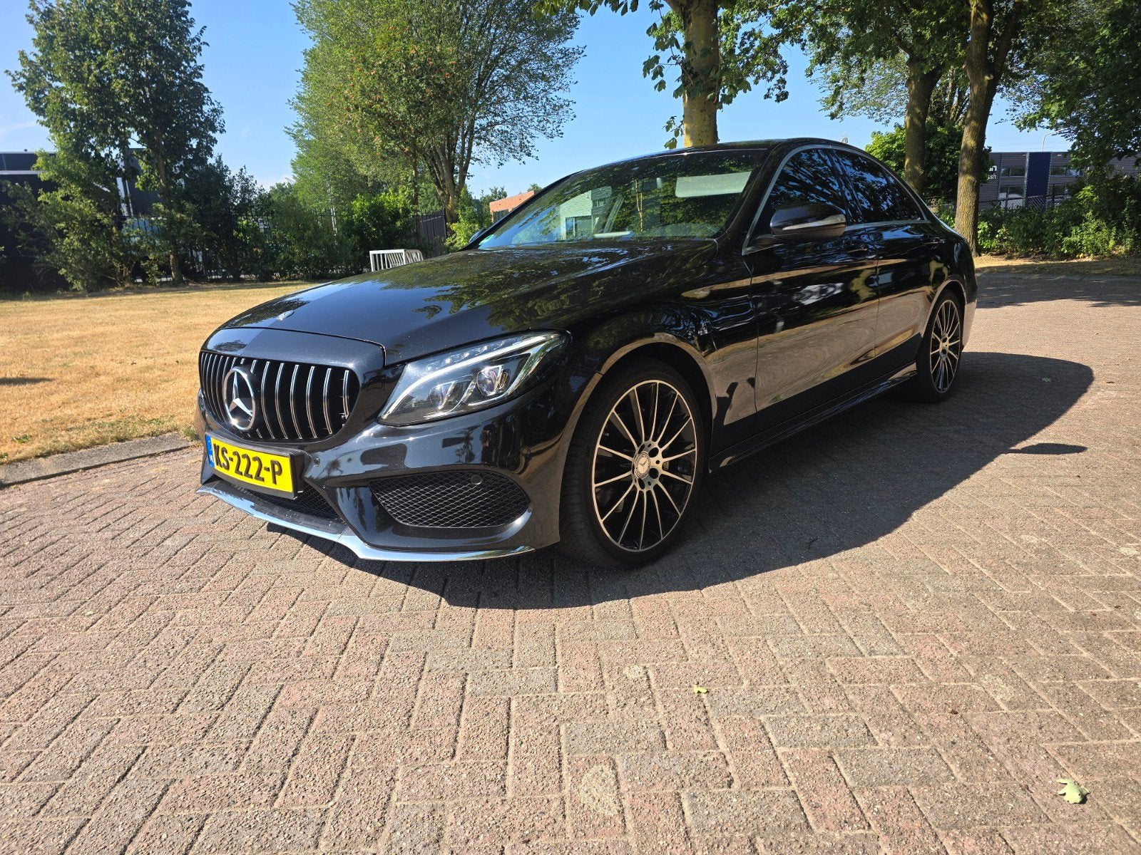 Mercedes-Benz C-Klasse C180/Dealer/Sfeerverlichting/Burmeste, Auto's, Automaat, 1800 kg, Zwart, Zwart