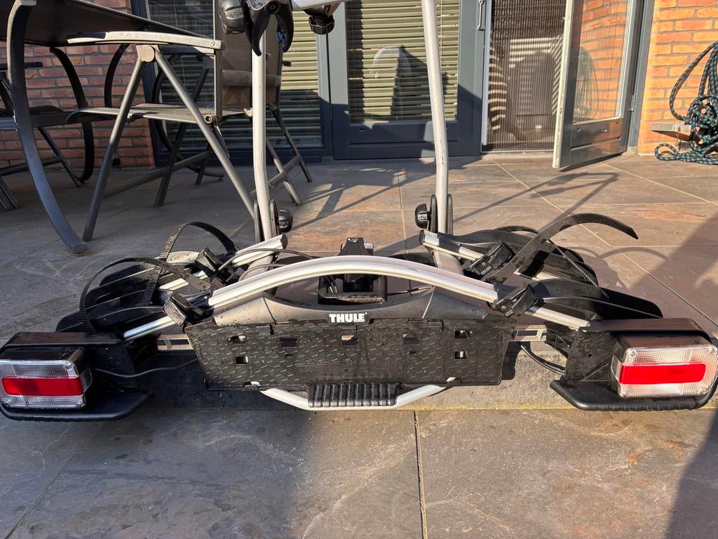 Thule EuroWay G2 Trekhaakdrager voor 2 fietsen, Auto diversen, Fietsendragers, Ophalen, Zo goed als nieuw, 2 fietsen, Trekhaakdrager