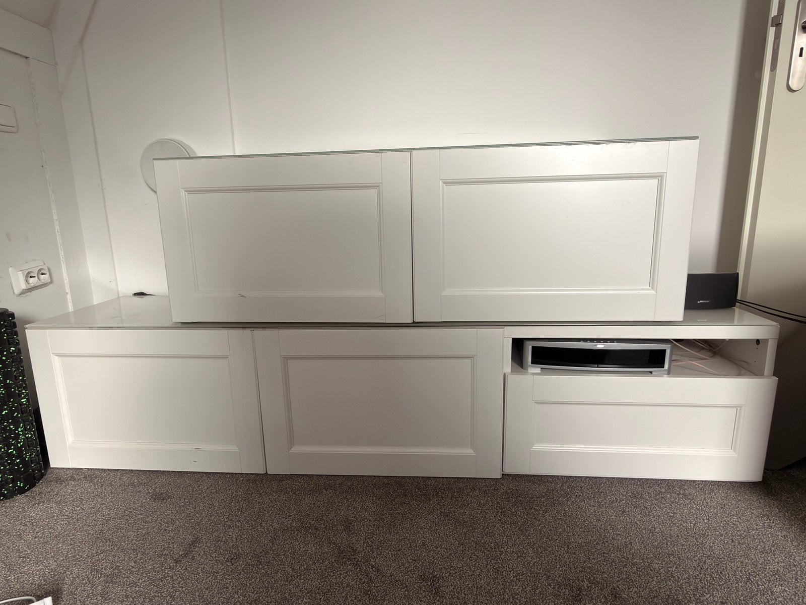 Ikea besta tv kast, Ophalen, Gebruikt, Overige houtsoorten, 200 cm of meer