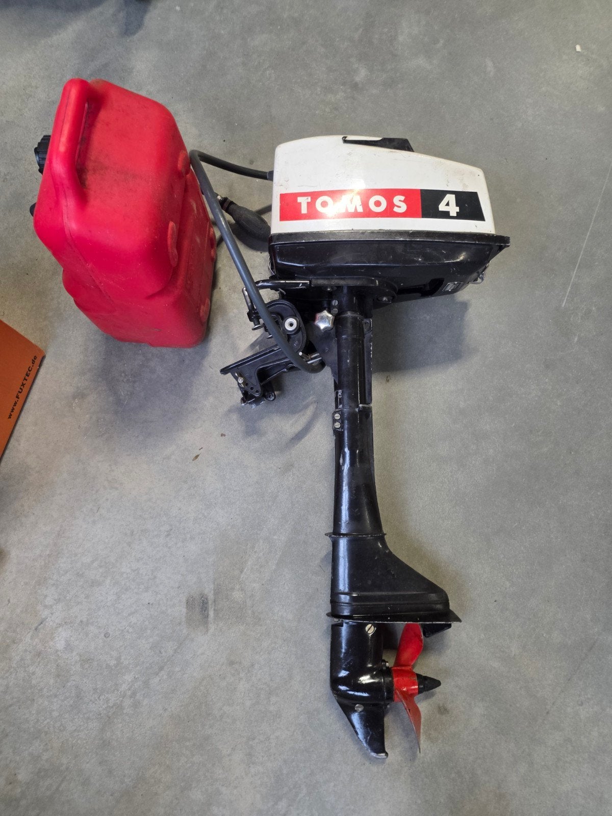 Tomos 4 PK Buitenboordmotor met Benzinetank, Ophalen of Verzenden, Gebruikt