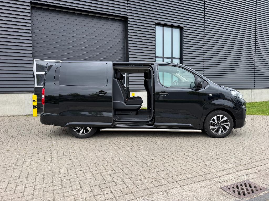 Citroën Jumpy dubbele cab 180PK autom 99dkm, laadlift €270pm, Stof, Navigatiesysteem, 4 cilinders, Citroën