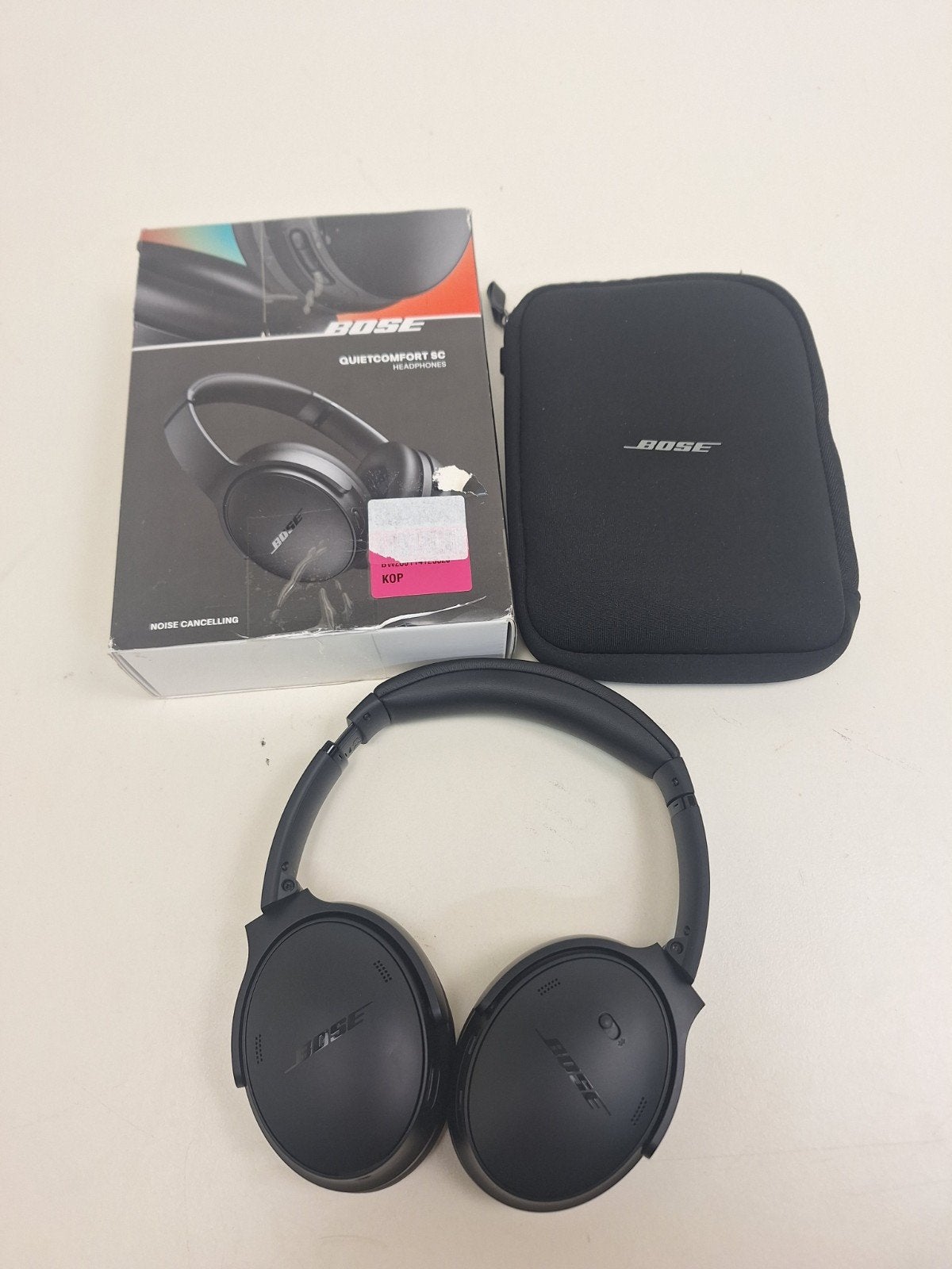 Bose QuietComfort SC koptelefoon zwart – noise cancelling., Overige merken, Bose, Bluetooth, Zo goed als nieuw