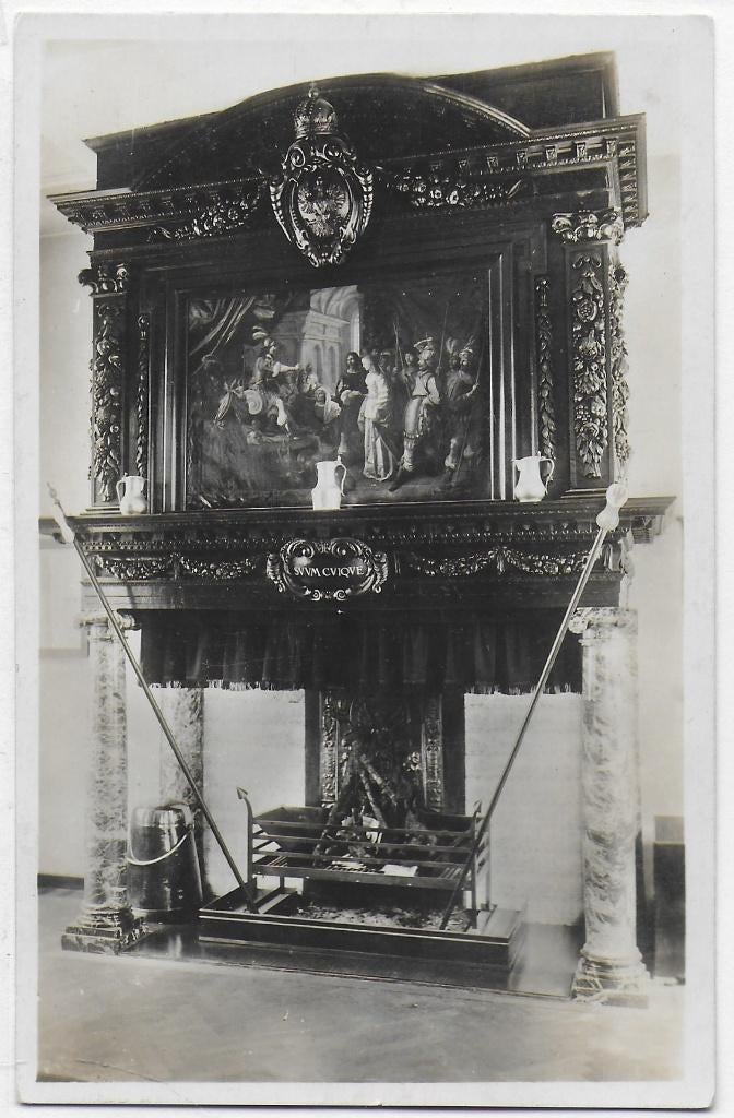 Deventer Schouw Burgemeesterskamer Ansichtkaart (B3403 ), Ophalen of Verzenden, 1960 tot 1980, Gelopen, Overijssel
