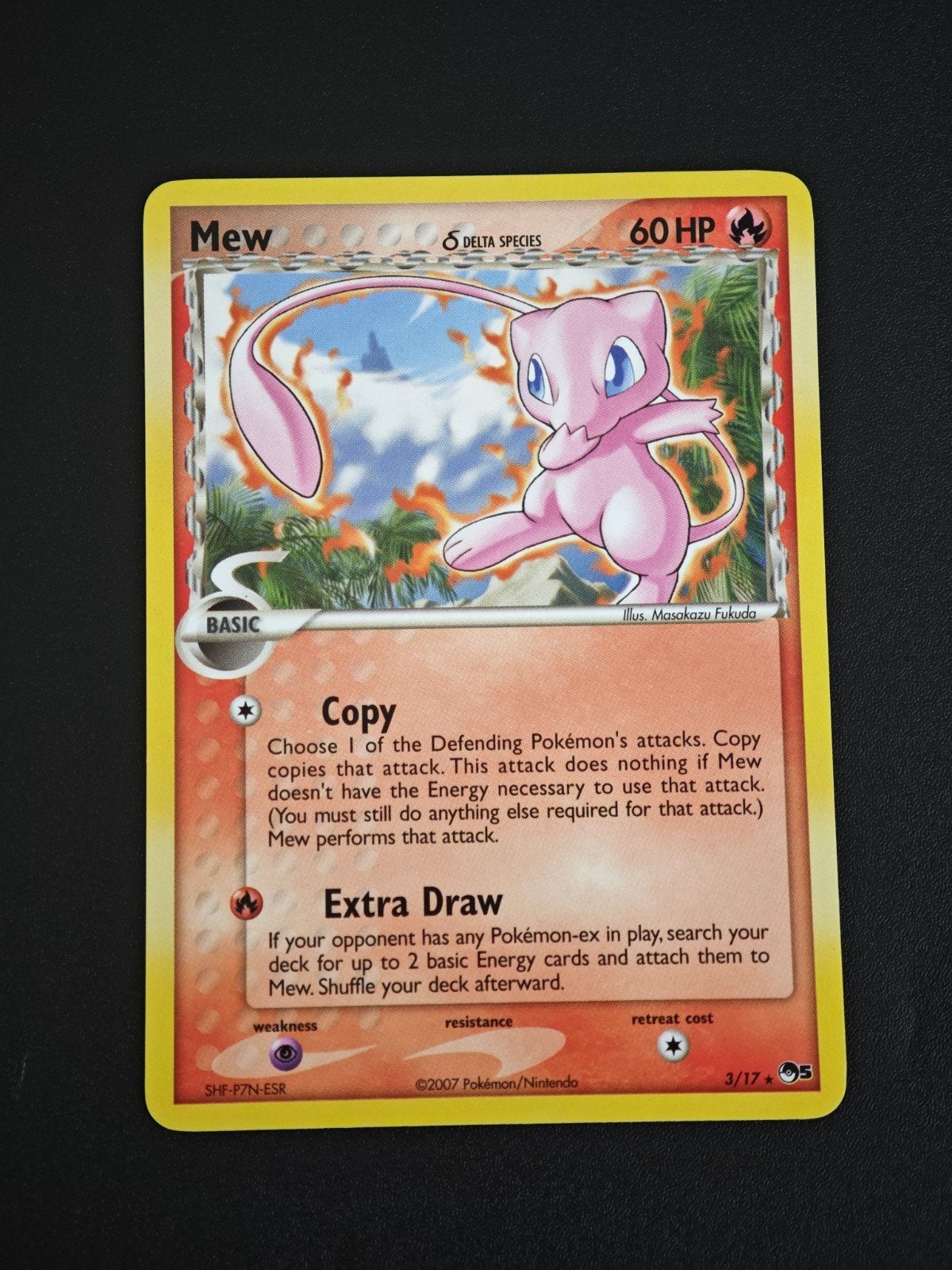 Mew Delta Species 3/17  pop5, Hobby en Vrije tijd, Verzamelkaartspellen | Pokémon, Ophalen of Verzenden, Foil