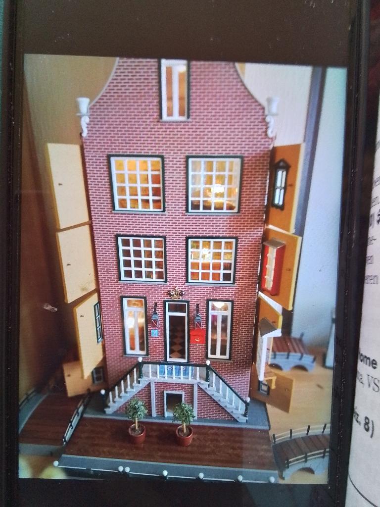Te koop prachtig grachtenpand.  voor  75 euro, Ophalen, Zo goed als nieuw, Poppenhuis