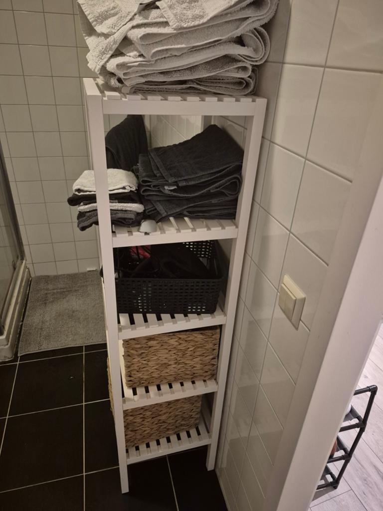 Praktisch Badkamerkastje - Ideaal voor Handdoeken en Opslag, Huis en Inrichting, Badkamer | Badkamermeubels, (Half)hoge kast, Minder dan 50 cm