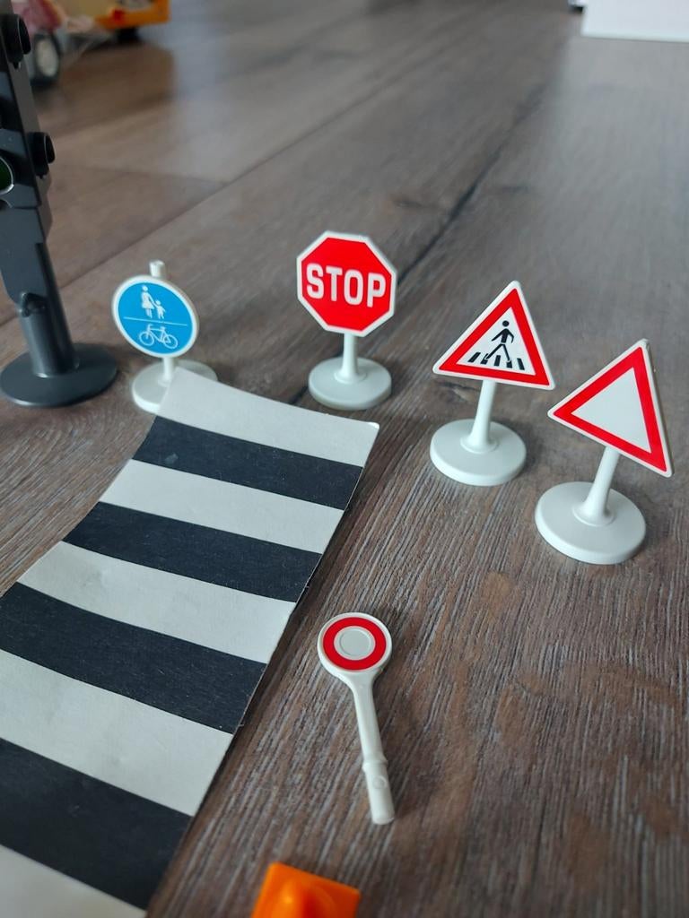 Playmobil verkeersset, Ophalen of Verzenden