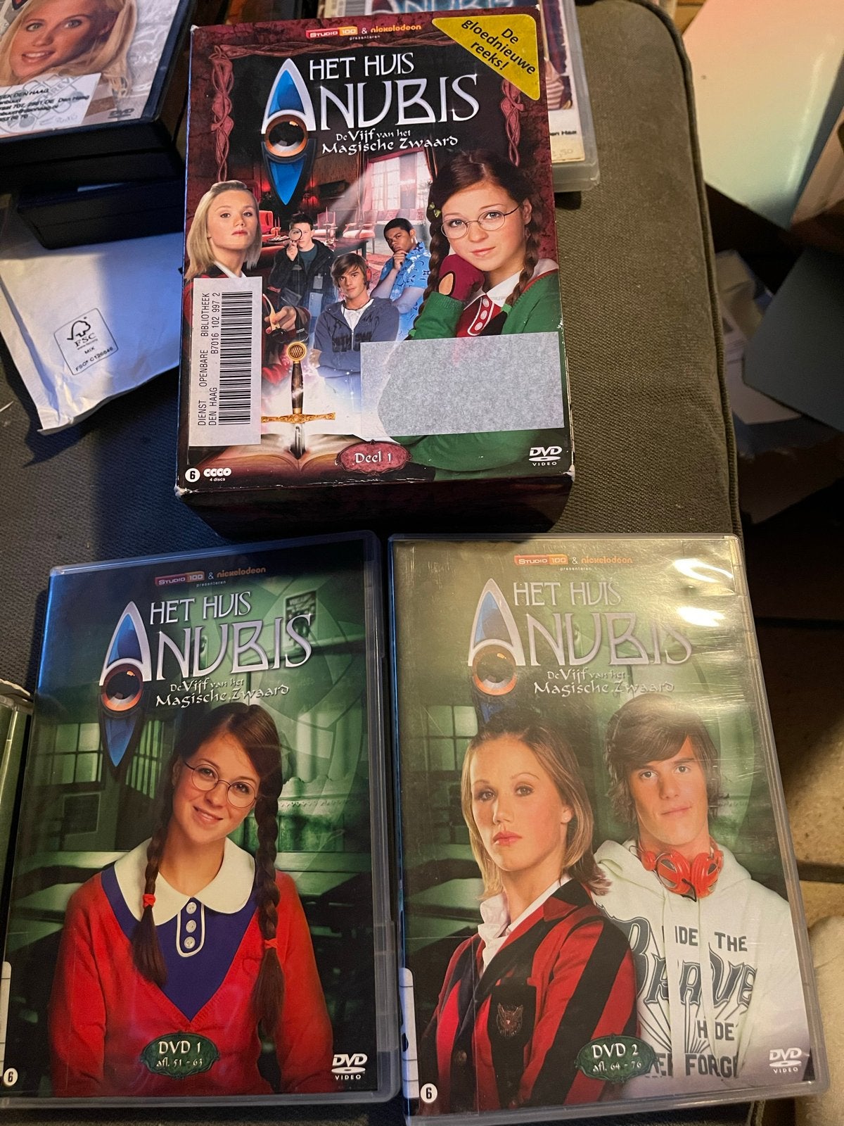 Het Huis Anubis: De Vijf van het Magische Zwaard (DVD), Gebruikt, Alle leeftijden, Nederlands, Overige genres