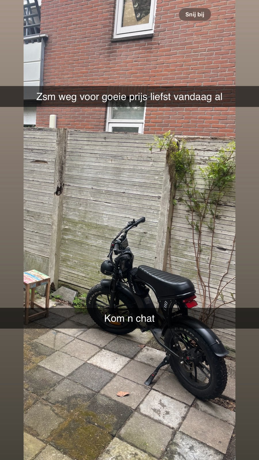 Stoere E-bike met dikke banden - ZSM weg!, Gebruikt, 51 tot 55 cm, 50 km per accu of meer, Ophalen