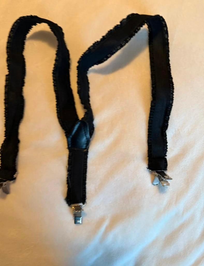 Zwarte bretels, Ophalen of Verzenden, Zo goed als nieuw, Overige thema's, Accessoires