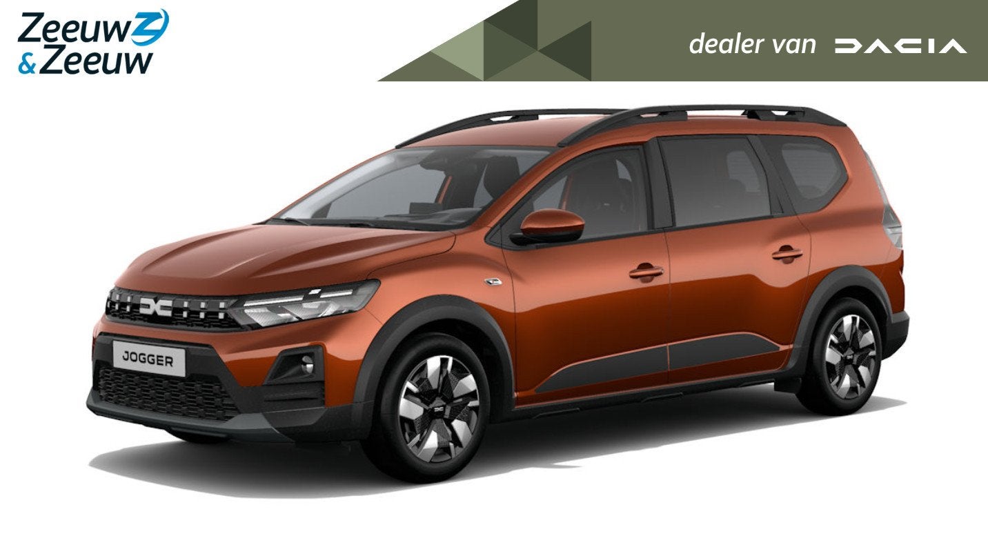De nieuwe Dacia Jogger TCe 110 expression l Nu te bestellen, Auto's, Voorwielaandrijving, 12 maanden, Stof, Euro 6