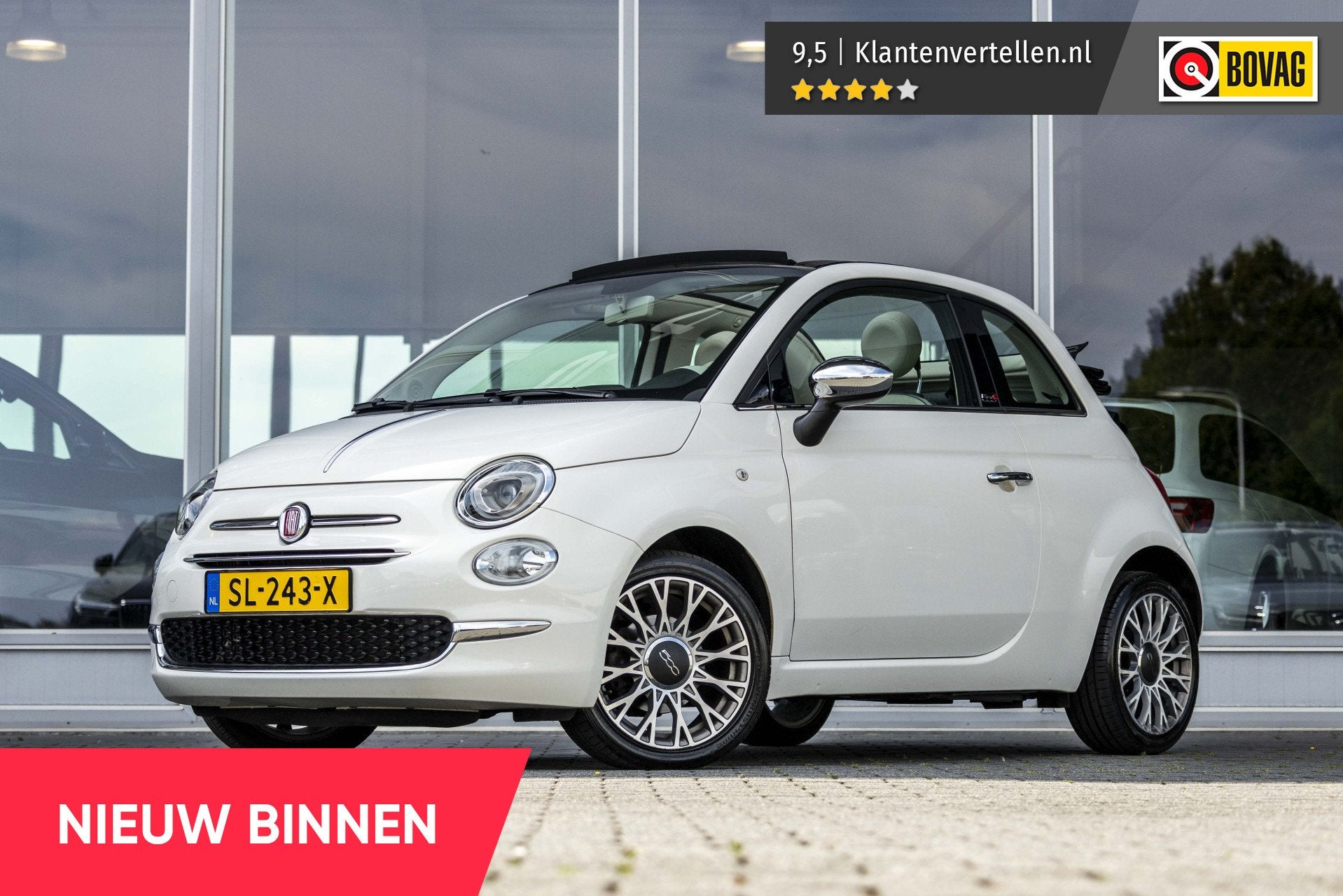 Fiat 500 0.9 TwinAir Turbo Anniversario | Carplay | Cruise |, Automaat, Auto Christiaan BV, Kanaalweg 11
8356VS  BLOKZIJL, NL
