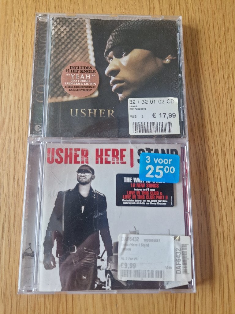 Usher ‎– Confessions & Here I Stand samen voor 6 euro, Ophalen of Verzenden, Gebruikt, Album
