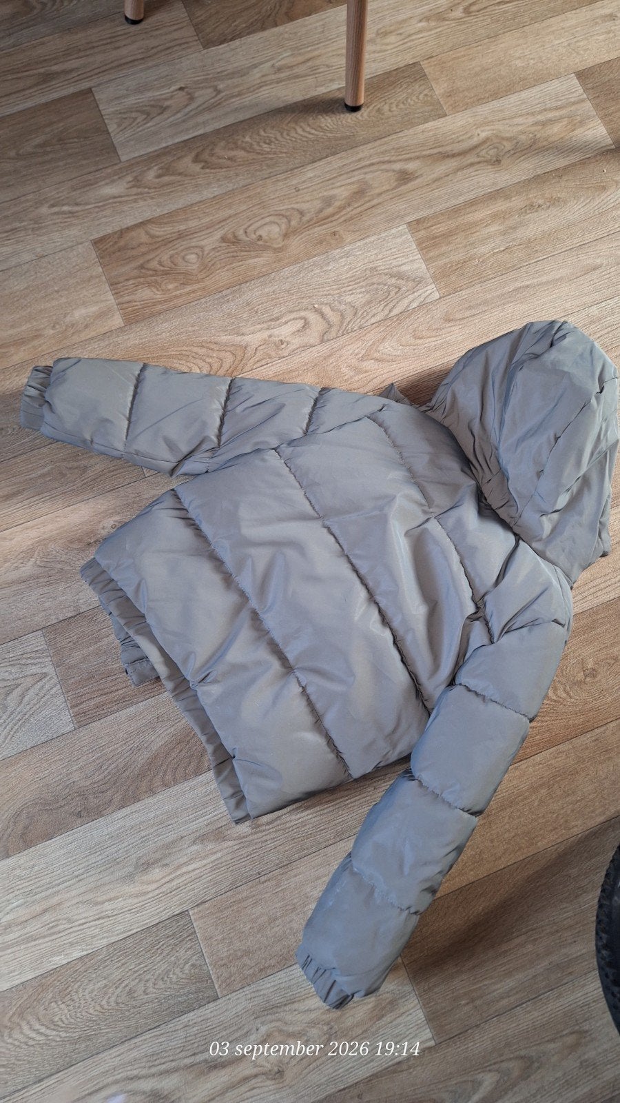 Zeeman gewatteerde jas met teddy voering, Maat 38/40 (M), Zeeman, Ophalen of Verzenden, Zo goed als nieuw