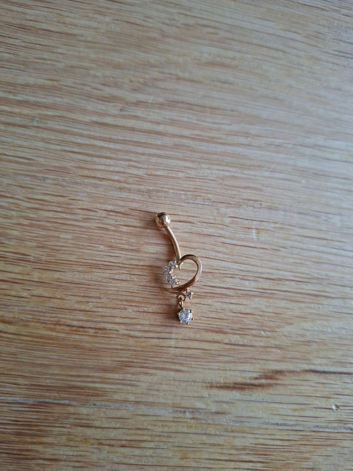 NIEUW! 14k gouden navelpiercing met kristal (4 stuks), Sieraden, Tassen en Uiterlijk, Piercings, Navelpiercing, Nieuw, Ophalen of Verzenden