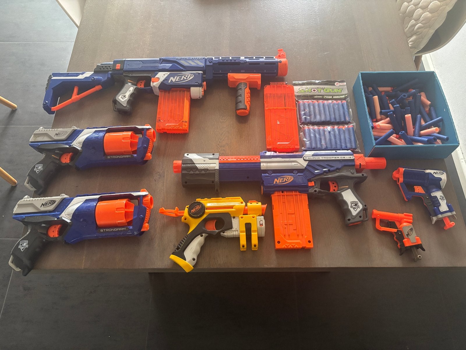 OG Nerf Gun collectie, Ophalen, Gebruikt